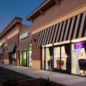 Storefronts in Shopping Strip