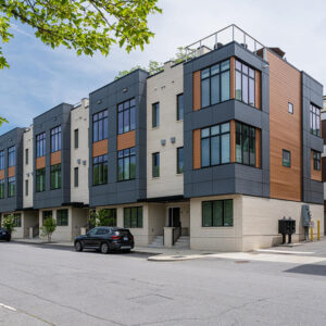 Multicolored Apartment Building